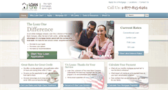 Desktop Screenshot of loanonelender.com